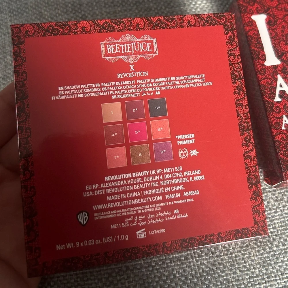 Limited Edition: Beetlejuice x Revolution Strange and Unusual Eyeshadow Palette